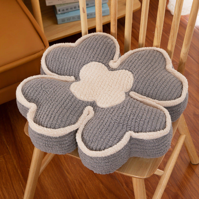 Ins Style New Four-Leaf Clover Thickened Pillow Sofa Pillow Fashion Home Office Cushion Tatami Bay Window
