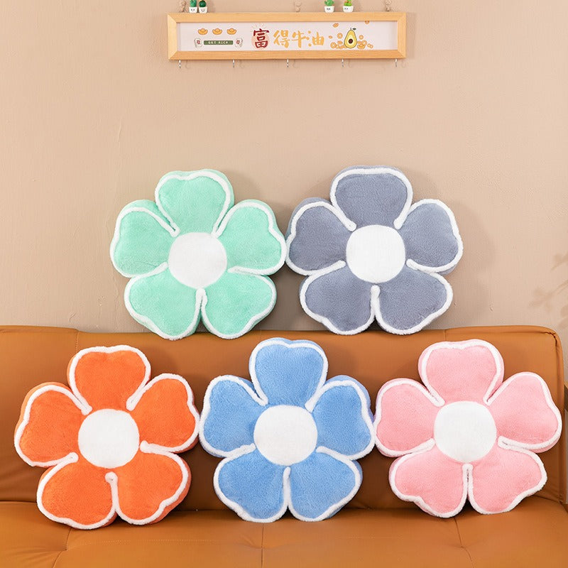 Ins Style New Four-Leaf Clover Thickened Pillow Sofa Pillow Fashion Home Office Cushion Tatami Bay Window