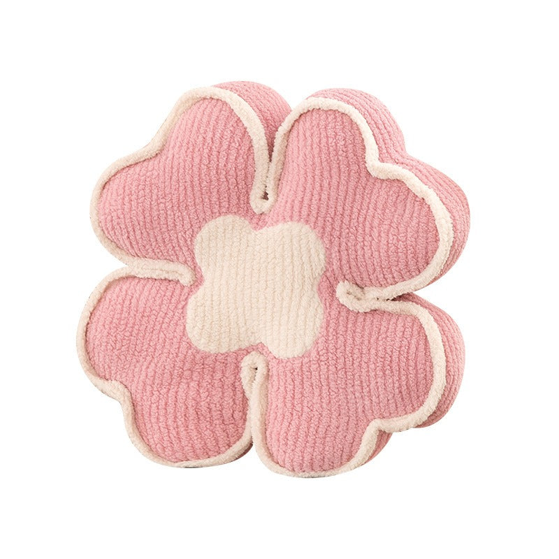 Ins Style New Four-Leaf Clover Thickened Pillow Sofa Pillow Fashion Home Office Cushion Tatami Bay Window