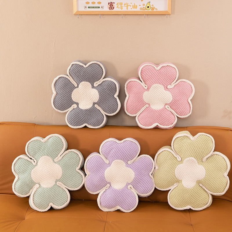 Ins Style New Four-Leaf Clover Thickened Pillow Sofa Pillow Fashion Home Office Cushion Tatami Bay Window
