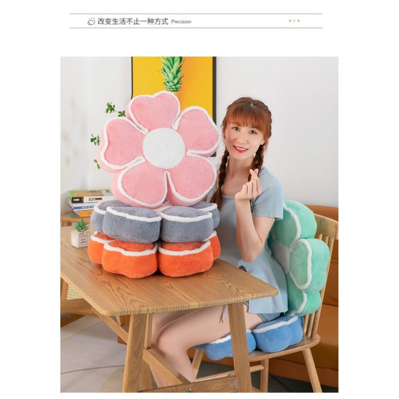 Ins Style New Four-Leaf Clover Thickened Pillow Sofa Pillow Fashion Home Office Cushion Tatami Bay Window